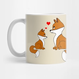 Cute foxes Mug